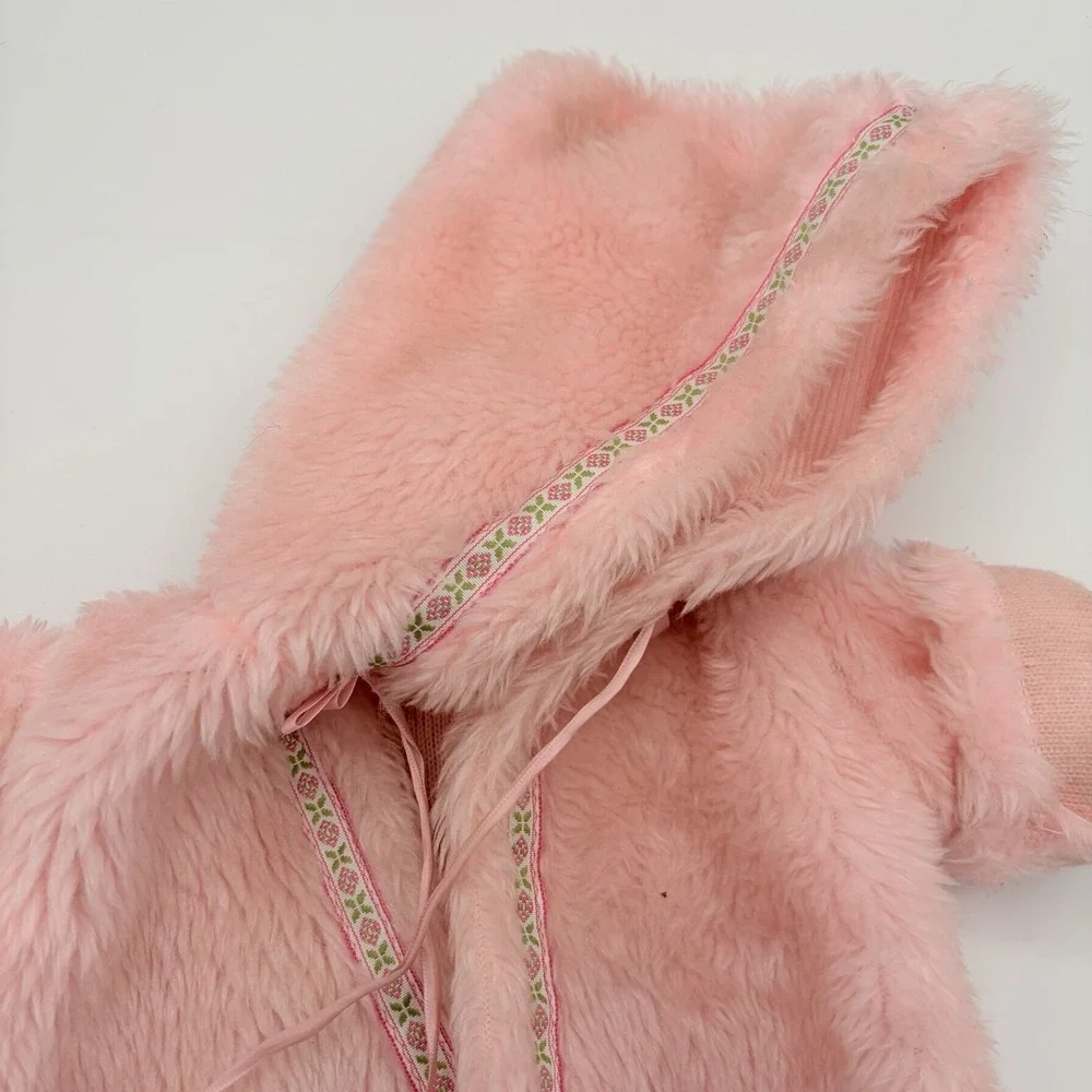 CPK American Girl Vintage doll Fur Pink Cute Jacket For 16-18‎ inch